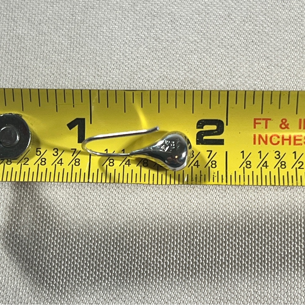 Silpada Sterling Silver Teardrop Dangle Earrings Classic 925 Modern French Hook - Picture 10 of 11